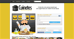 Desktop Screenshot of cuinetes.cat